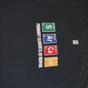 SARCASTIC BLACK T-SHIRT.